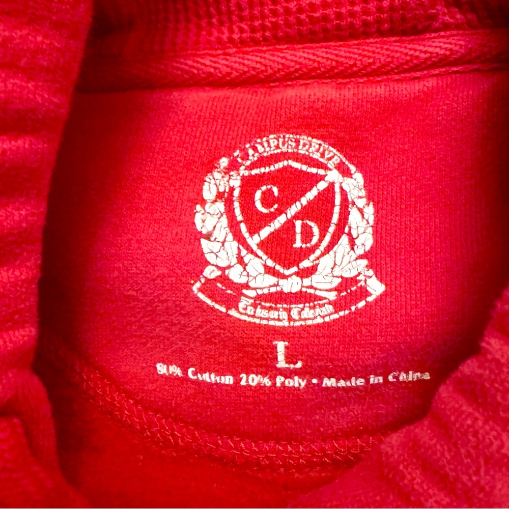Gonzaga Bulldogs Basketball Hoodie Red NCAA College Sweatshirt Men’s Large - Picture 4 of 4